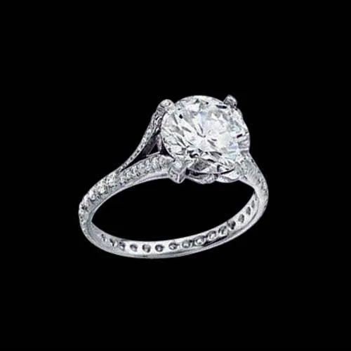 GB Rings 311 Carats Real Natural Earth Mined Diamond Royal Engagement Ring Set With Accents White Gold GB Rings 311 Carats Real Natural Earth Mined Diamond Royal Engagement Ring Set With Accents White Gold