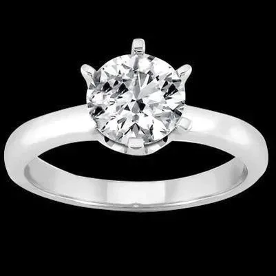 GB Rings 3 Carat Brilliant Natural Earth Mined Diamond Ring