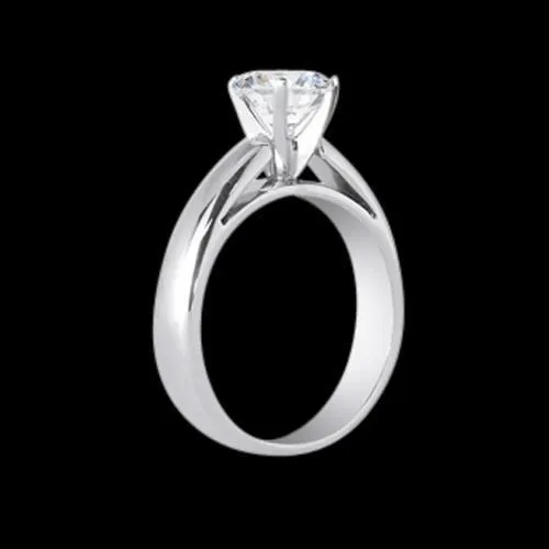 GB Rings Natural Earth Mined Diamond Cathedral Setting Women White Gold 3 Ct Solitaire Ring GB Rings Natural Earth Mined Diamond Cathedral Setting Women White Gold 3 Ct Solitaire Ring