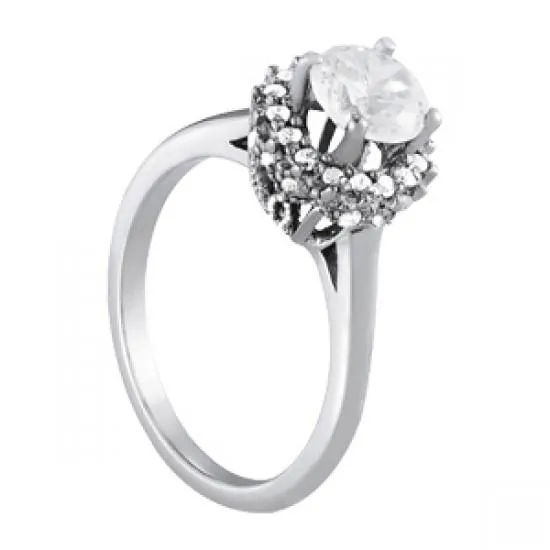 GB Rings Round Natural Earth Mined Diamond Engagement Fancy Ring 125 Carat Prong Setting WG 14K GB Rings Round Natural Earth Mined Diamond Engagement Fancy Ring 125 Carat Prong Setting WG 14K