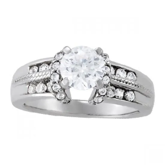 GB Rings Sparkling Natural Earth Mined Diamond Engagement Fancy Ring 175 Ct White Gold 14K