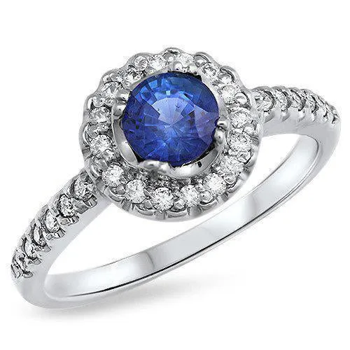 GB Rings Sri Lanka Blue Sapphire And Natural Earth Mined Diamond Ring White Gold 160 Ct GB Rings Sri Lanka Blue Sapphire And Natural Earth Mined Diamond Ring White Gold 160 Ct