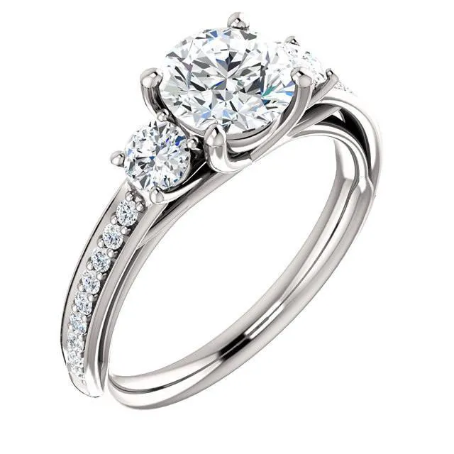 GB Rings White Gold 205 Carat Round Natural Earth Mined Diamond Engagement Ring Jewelry New GB Rings White Gold 205 Carat Round Natural Earth Mined Diamond Engagement Ring Jewelry New