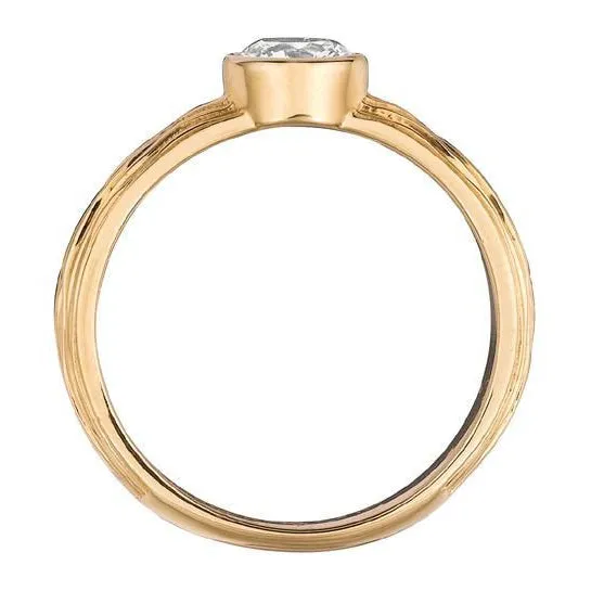 GB Rings Yellow Gold 14K Round 101 Carat Solitaire Natural Earth Mined Diamond Ring GB Rings Yellow Gold 14K Round 101 Carat Solitaire Natural Earth Mined Diamond Ring