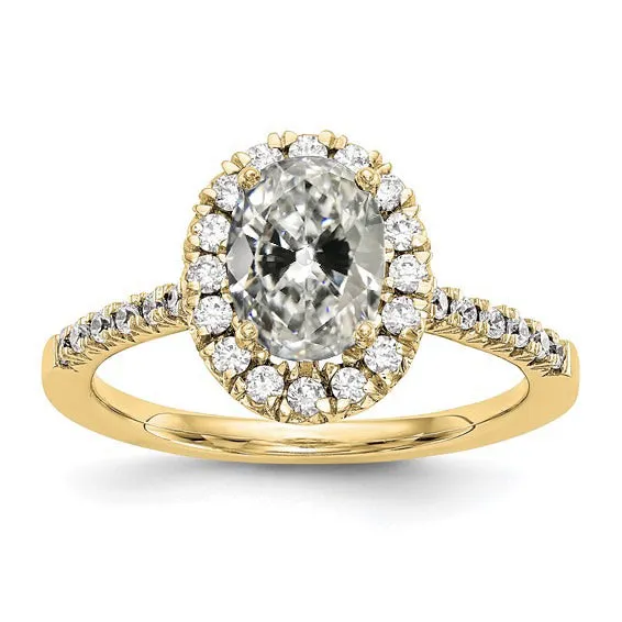 Halo Round Oval Old Cut Natural Earth Mined Diamond Ring Yellow Gold Jewelry 4 Carats HarryChadEntcom Rings Halo Round Oval Old Cut Natural Earth Mined Diamond Ring Yellow Gold Jewelry 4 Carats HarryChadEntcom Rings