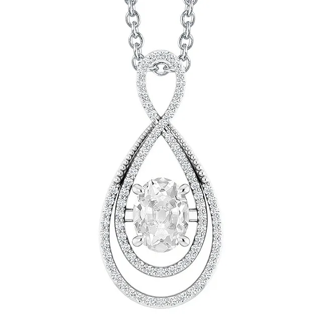 HarryChadEntcom Necklaces Gold Real Natural Earth Mined Diamond Pendant Pear Shaped Round Oval Old Miner 4 Carats HarryChadEntcom Necklaces Gold Real Natural Earth Mined Diamond Pendant Pear Shaped Round Oval Old Miner 4 Carats