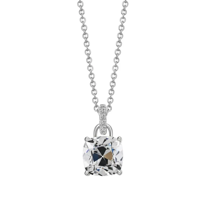 HarryChadEntcom Old Miner Cushion Natural Diamond Necklace 350 Carats 16 Chain Necklaces HarryChadEntcom Old Miner Cushion Natural Diamond Necklace 350 Carats 16 Chain Necklaces
