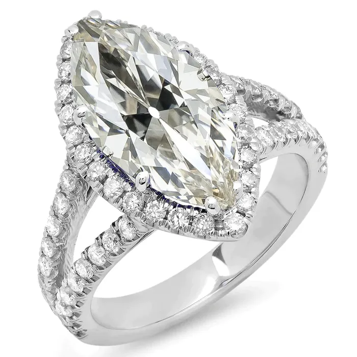 HarryChadEntcom Rings 13 Carat Split Shank Marquise Huge Lab Grown Diamond Ring HarryChadEntcom Rings 13 Carat Split Shank Marquise Huge Lab Grown Diamond Ring