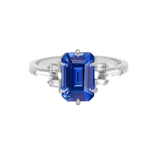 HarryChadEntcom Rings 250 Carats Baguette Natural Earth Mined Diamond Anniversary Emerald Blue Sapphire Ring HarryChadEntcom Rings 250 Carats Baguette Natural Earth Mined Diamond Anniversary Emerald Blue Sapphire Ring