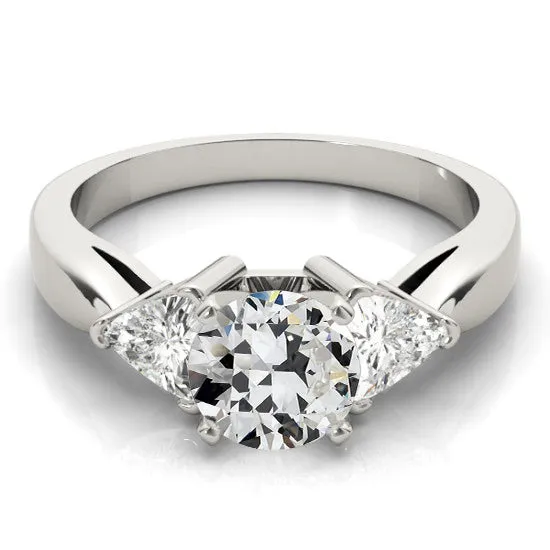 HarryChadEntcom Rings 3 Stone Trillion Round Old Cut Natural Earth Mined Diamond Ring 3 Carats Gold Jewelry HarryChadEntcom Rings 3 Stone Trillion Round Old Cut Natural Earth Mined Diamond Ring 3 Carats Gold Jewelry