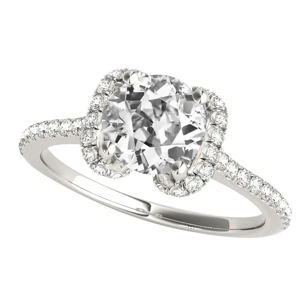 HarryChadEntcom Rings Halo Round Old Miner Natural Earth Mined Diamond Ring Pave Set Jewelry 550 Carats HarryChadEntcom Rings Halo Round Old Miner Natural Earth Mined Diamond Ring Pave Set Jewelry 550 Carats