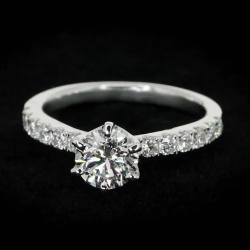 HarryChadEntcom Rings Round Natural Earth Mined Diamond Ring HarryChadEntcom Rings Round Natural Earth Mined Diamond Ring