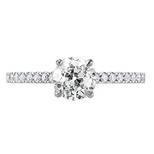 HarryChadEntcom Rings Round Solitaire Old Miner Natural Earth Mined Diamond Ring With Accents 2 Carats Jewelry HarryChadEntcom Rings Round Solitaire Old Miner Natural Earth Mined Diamond Ring With Accents 2 Carats Jewelry
