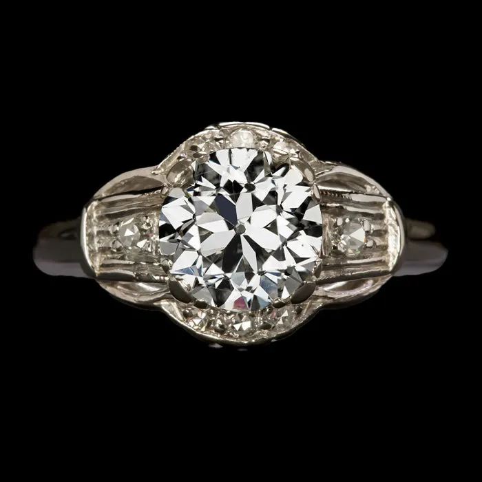 HarryChadEntcom Rings Womens Round Old European Natural Earth Mined Diamond Engagement Ring Gold 4 Carats HarryChadEntcom Rings Womens Round Old European Natural Earth Mined Diamond Engagement Ring Gold 4 Carats