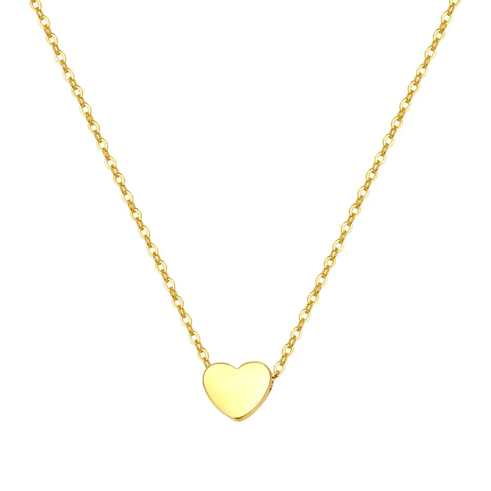 Hey Happiness Necklaces Delicate Heart Pendant Necklace Gold