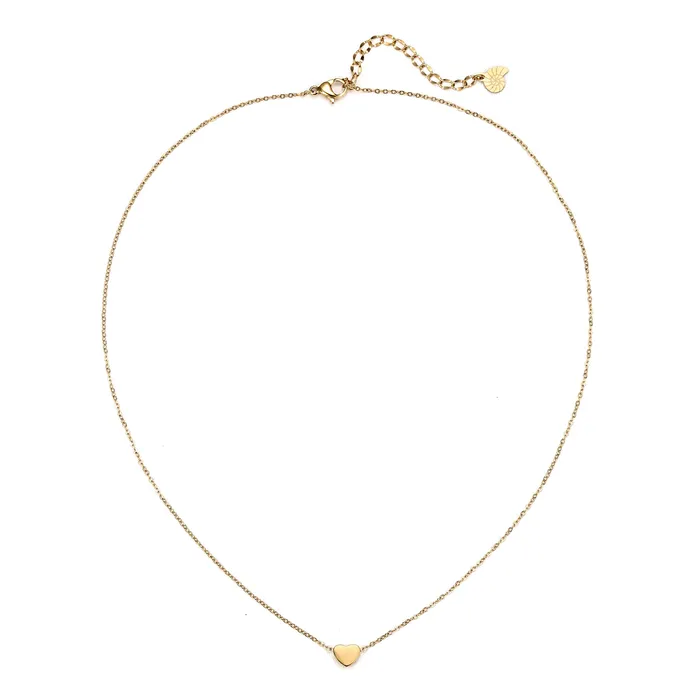 Hey Happiness Necklaces Delicate Heart Pendant Necklace Gold Hey Happiness Necklaces Delicate Heart Pendant Necklace Gold
