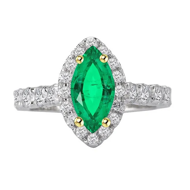 Marquise Cut Green Emerald Halo Ring Gemstone Jewelry HarryChadEntcom Rings Marquise Cut Green Emerald Halo Ring Gemstone Jewelry HarryChadEntcom Rings