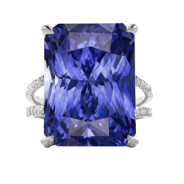 Natural Earth Mined Diamond Ring Big Sapphire Gemstone Jewelry 750 Carats Split Shank HarryChadEntcom Rings Natural Earth Mined Diamond Ring Big Sapphire Gemstone Jewelry 750 Carats Split Shank HarryChadEntcom Rings