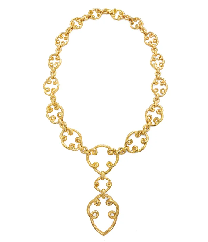 Necklaces David Webb Workshop Arabesque Loop Chain Necklace