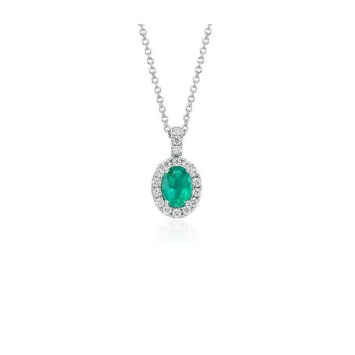 Necklaces Green Emerald Natural Earth Mined Diamond Gemstone Pendant With Chain 650 Carats GB Necklaces Green Emerald Natural Earth Mined Diamond Gemstone Pendant With Chain 650 Carats GB