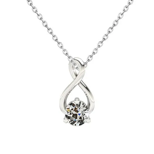 Necklaces HarryChadEntcom Twisted Natural Diamond Pendant 1 Carat Old Miner Solid Gold Necklaces HarryChadEntcom Twisted Natural Diamond Pendant 1 Carat Old Miner Solid Gold