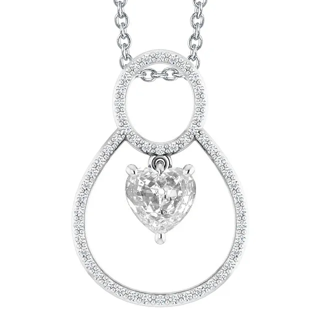 Necklaces Ladies Natural Earth Mined Diamond Pendant Round Heart Old Cut 350 Carats HarryChadEntcom Necklaces Ladies Natural Earth Mined Diamond Pendant Round Heart Old Cut 350 Carats HarryChadEntcom