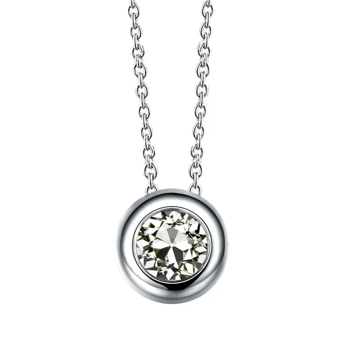 Necklaces Natural Diamond Pendant 150 Ct Bezel Set White Gold Round Old Miner HarryChadEntcom Necklaces Natural Diamond Pendant 150 Ct Bezel Set White Gold Round Old Miner HarryChadEntcom