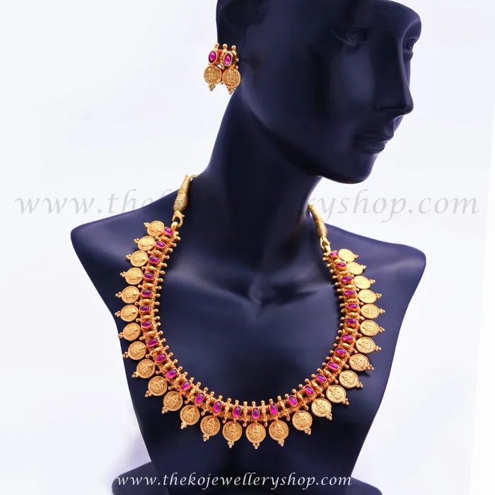 Necklaces Silversmith The Chandrika Laxmi Kasumalai Necklace