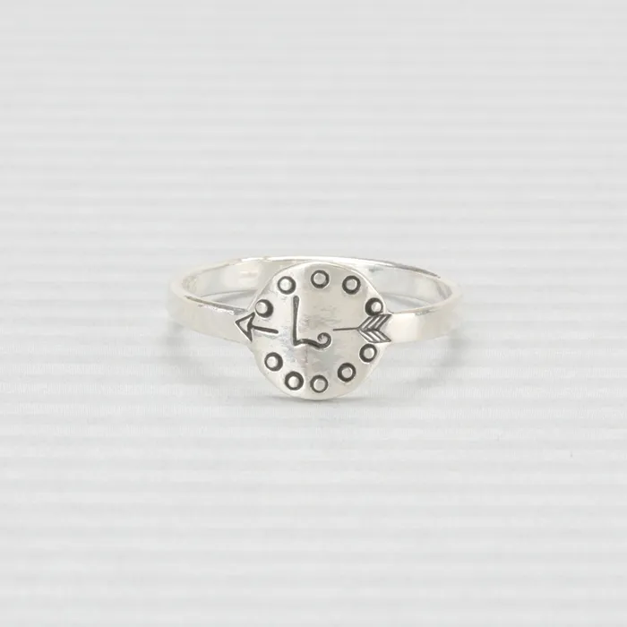 PSV Sterling Silver Circle Ring Stamping Blank SIZE 9 Rings