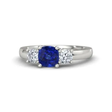 Rings 225 Ct Ceylon Sapphire Natural Earth Mined Diamonds Ring White Gold 14K New GB Rings 225 Ct Ceylon Sapphire Natural Earth Mined Diamonds Ring White Gold 14K New GB