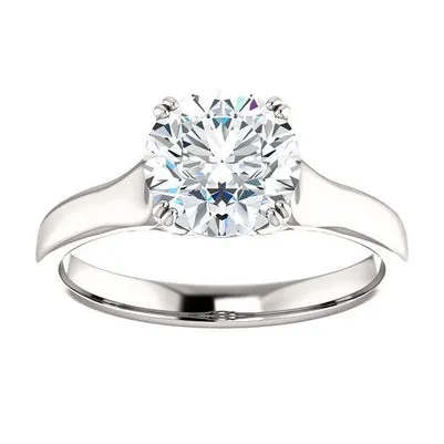 Rings 2 Carat Round Natural Earth Mined Diamond Solitaire Ring White Gold 14K GB Rings 2 Carat Round Natural Earth Mined Diamond Solitaire Ring White Gold 14K GB