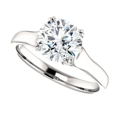 Rings 2 Carat Round Natural Earth Mined Diamond Solitaire Ring White Gold 14K GB Rings 2 Carat Round Natural Earth Mined Diamond Solitaire Ring White Gold 14K GB