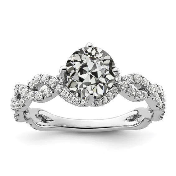 Rings Anniversary Ring Old Mine Cut Real Natural Earth Mined Diamond Twisted Infinity Style 5 Carats HarryChadEntcom Rings Anniversary Ring Old Mine Cut Real Natural Earth Mined Diamond Twisted Infinity Style 5 Carats HarryChadEntcom
