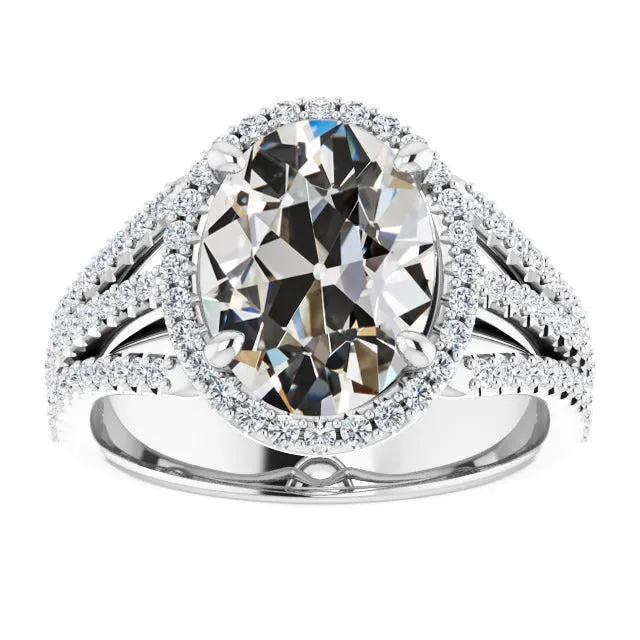 Rings Halo Oval Old Cut Huge Lab Grown Diamond Ring Prong Double Split Shank 1275 Carats HarryChadEntcom Rings Halo Oval Old Cut Huge Lab Grown Diamond Ring Prong Double Split Shank 1275 Carats HarryChadEntcom