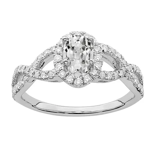 Rings HarryChadEntcom Halo Oval Old Cut Natural Earth Mined Diamond Engagement Ring Infinity Style 5 Carats Rings HarryChadEntcom Halo Oval Old Cut Natural Earth Mined Diamond Engagement Ring Infinity Style 5 Carats