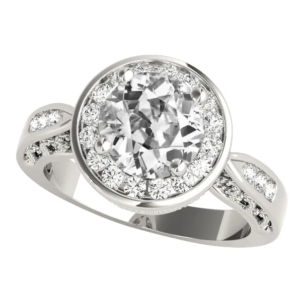 Rings HarryChadEntcom Ladies Halo Round Old Miner Natural Earth Mined Diamond Ring 550 Carats Rings HarryChadEntcom Ladies Halo Round Old Miner Natural Earth Mined Diamond Ring 550 Carats