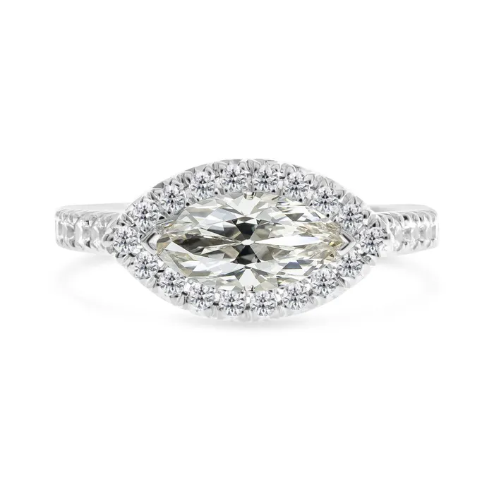 Rings HarryChadEntcom Marquise Old Miner Natural Earth Mined Diamond Halo Wedding Ring 14K Gold 650 Carats Rings HarryChadEntcom Marquise Old Miner Natural Earth Mined Diamond Halo Wedding Ring 14K Gold 650 Carats