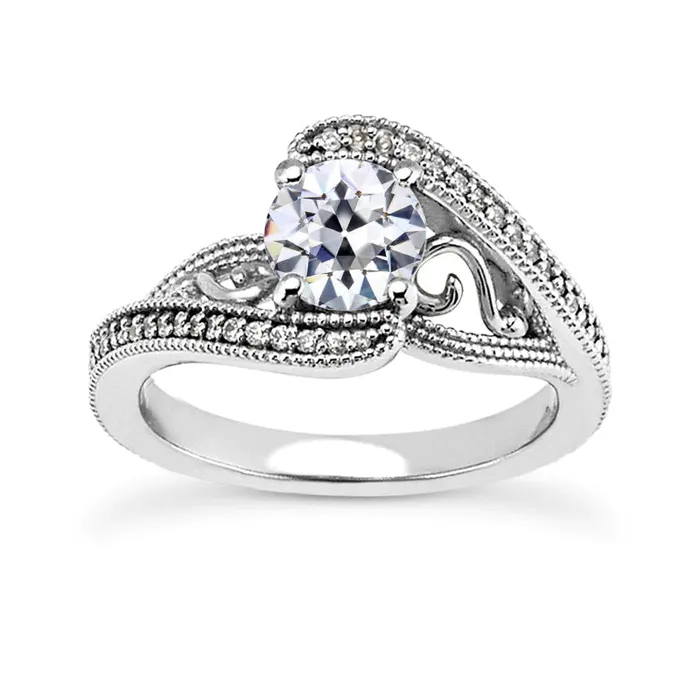 Rings Milligrain Old Cut Natural Earth Mined Diamond Ring Twisted Shank Antique Style 3 Carats HarryChadEntcom Rings Milligrain Old Cut Natural Earth Mined Diamond Ring Twisted Shank Antique Style 3 Carats HarryChadEntcom