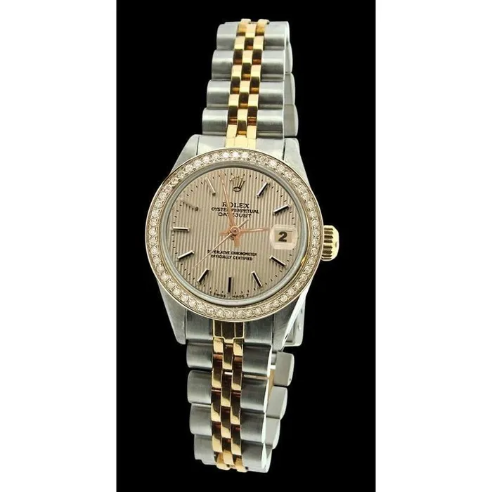 Rolex Datejust Ladies Watch Ss Yellow Bracelet Champange Stick GB Bracelets Rolex Datejust Ladies Watch Ss Yellow Bracelet Champange Stick GB Bracelets