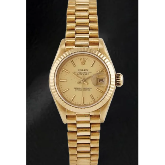 Rolex Datejust President style 26 mm Champagne Dial Yellow Gold Ladies Watch HarryChadEntcom Watches Rolex Datejust President style 26 mm Champagne Dial Yellow Gold Ladies Watch HarryChadEntcom Watches