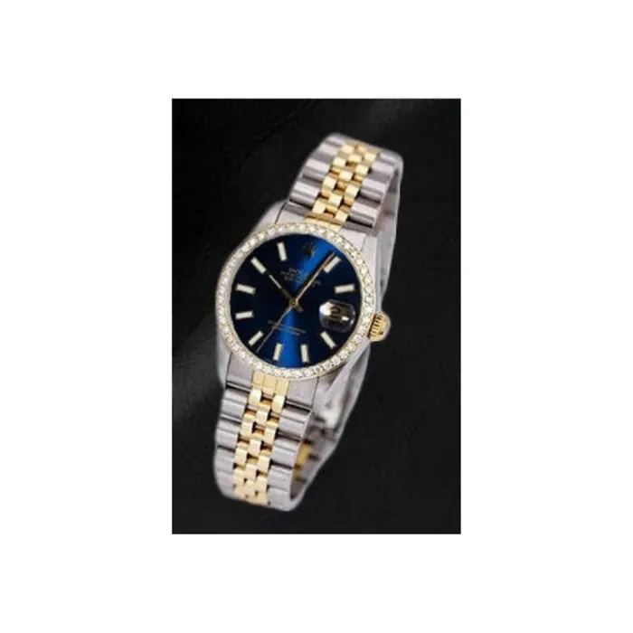 Rolex Lady 31mm Datejust Blue Luminous Dial Watch HarryChadEntcom Watches