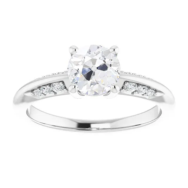 Round Old Cut Natural Earth Mined Diamond Anniversary Ring With Accents 325 Carats HarryChadEntcom Rings Round Old Cut Natural Earth Mined Diamond Anniversary Ring With Accents 325 Carats HarryChadEntcom Rings