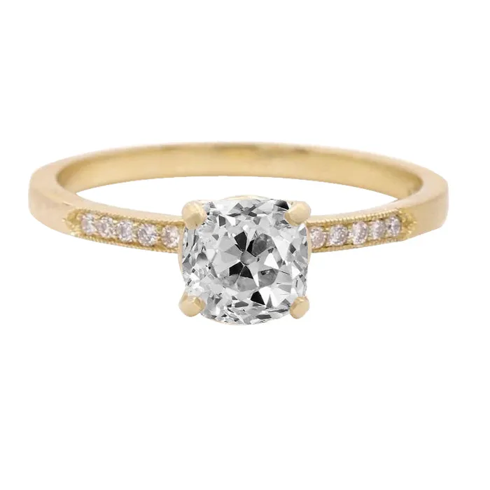 Round Old Miner Real Natural Earth Mined Diamond Engagement Ring 14K Yellow Gold 3 Carats HarryChadEntcom Rings Round Old Miner Real Natural Earth Mined Diamond Engagement Ring 14K Yellow Gold 3 Carats HarryChadEntcom Rings