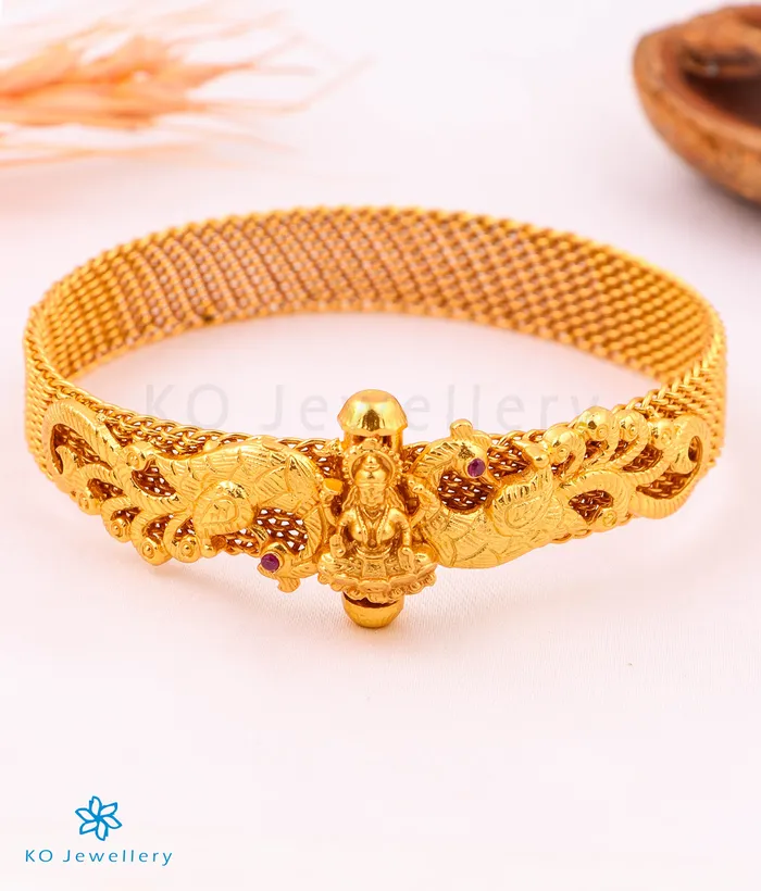 Silversmith Bracelets The Abhilasha Lakshmi Silver Bracelet Size22242628