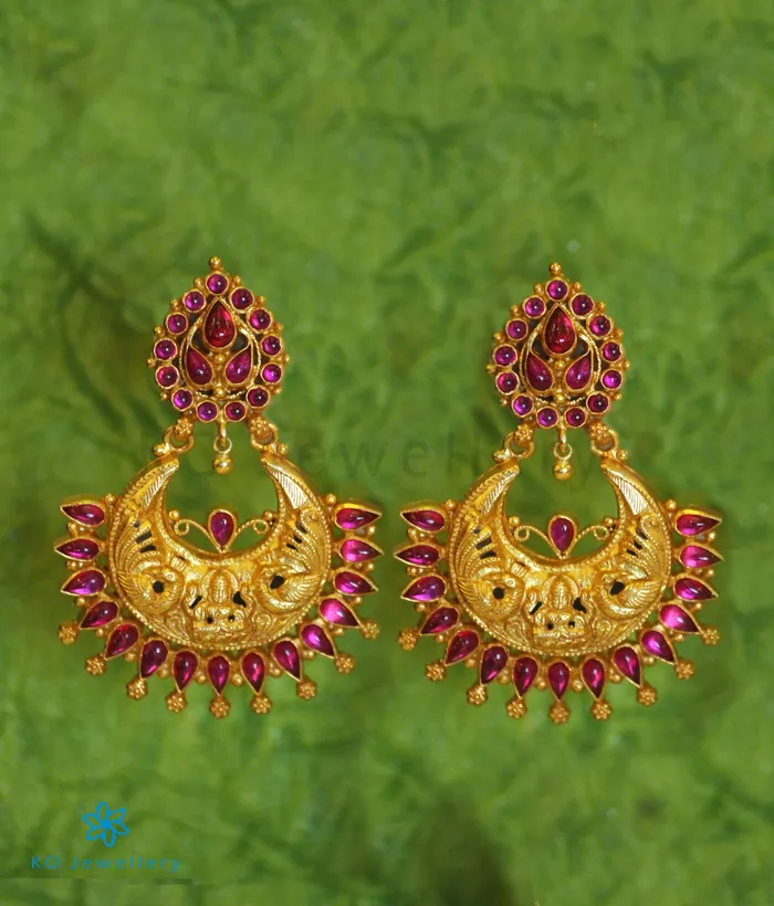 Silversmith Earrings The Ishita Silver Chand Bali Earrings