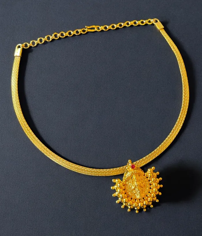 Silversmith Earrings The Nagara Lakshmi Silver Pendant Earrings