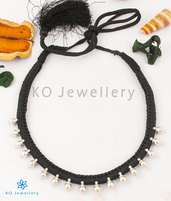 Silversmith Necklaces The Payal Silver Choker Necklace SmallBright Silver
