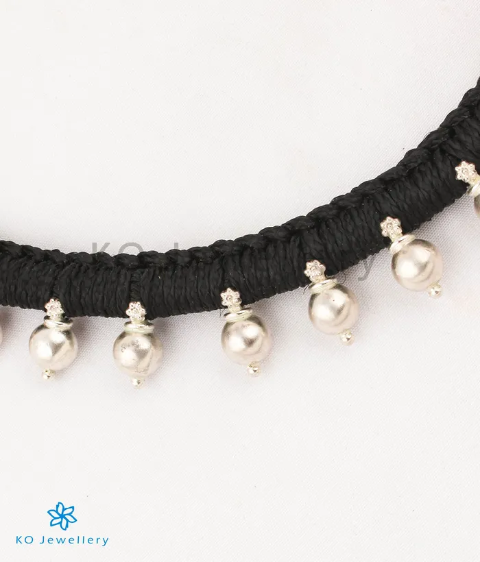 Silversmith Necklaces The Payal Silver Choker Necklace SmallBright Silver