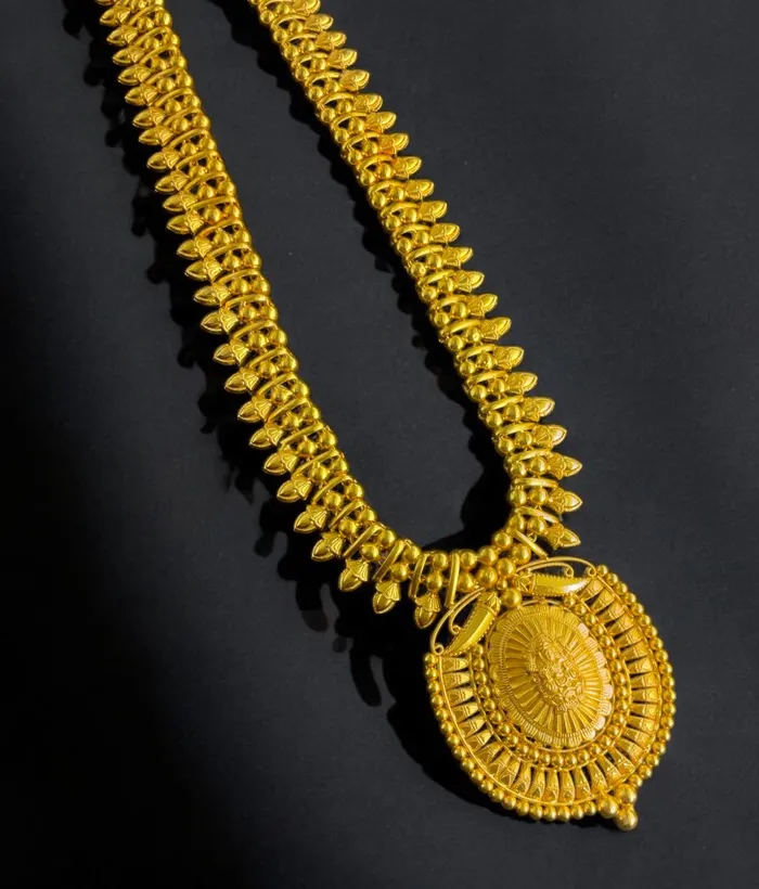 Silversmith Necklaces The Sharanya Silver Lakshmi Necklace
