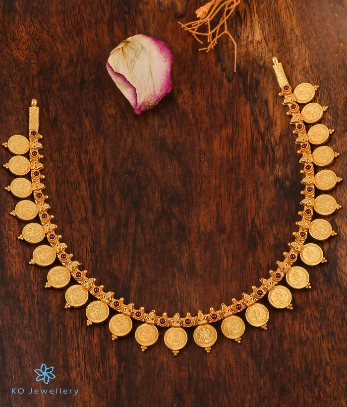 Silversmith Necklaces The Sindhuja Silver Kasumala Necklace